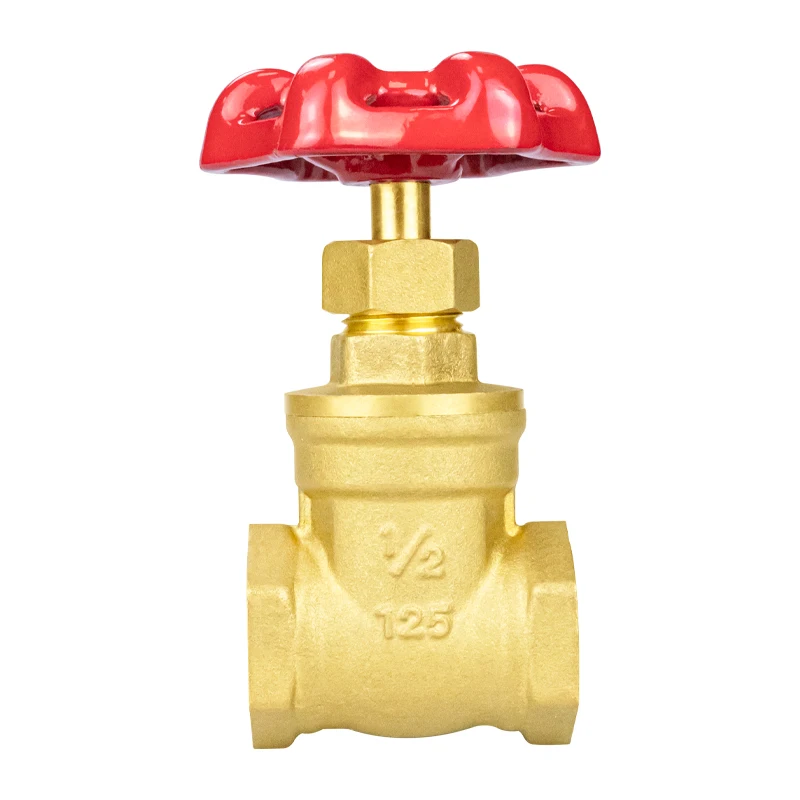 TMOK Factory Price Thread 1/2 Gate Valve DN15 PN16 Brass Water Gate Valve