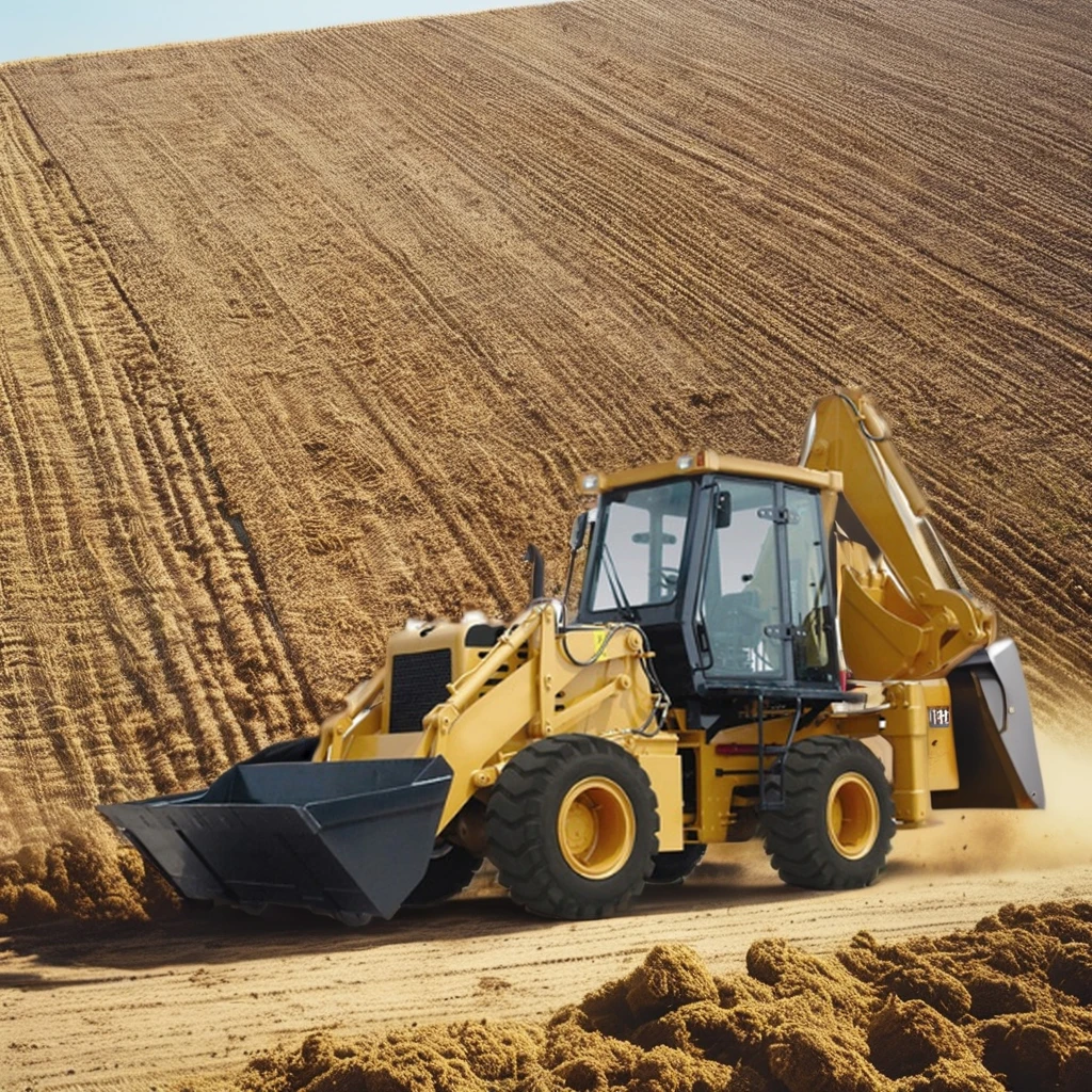 Manufacturer Mini Small Hydraulic Backhoe Loader Tractor Back hoe Loader Front End Wheel Loader Farm Machinery