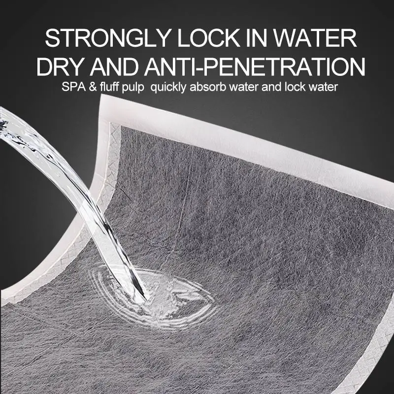 Wholesale large size super absorbent fast drying leak-proof bamboo charcoal puppy training pad