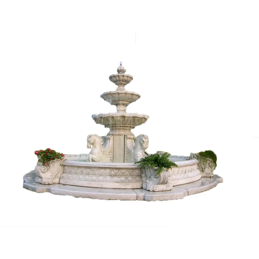 Shengye Marble Wall Mounted Drinking Fountain Marble Wall Fountain Wall Fountain For outdoor Garden Decoration