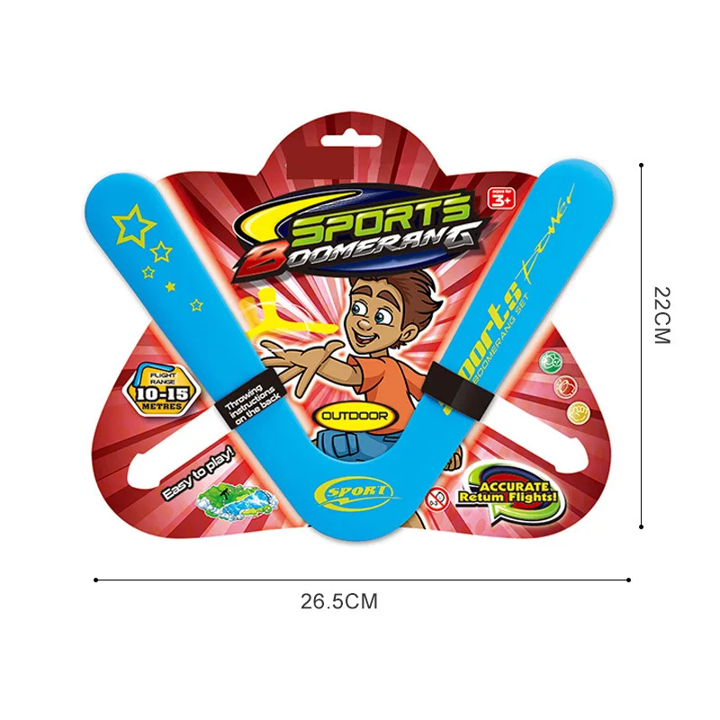 PREMIUM CUSTOM V SHAPE BOOMERANG FOR PROMOTION TOY PROMOTION FRISBEED KIDS OUTDOOR SPORT FUN