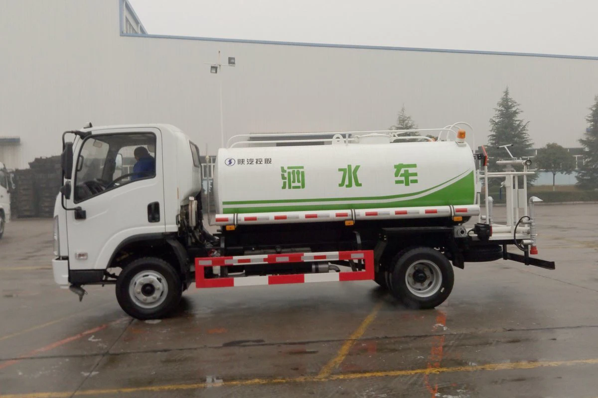 Used Shacman Water Tank Truck 5Cbm Sprinkling Truck 4X2 Sprinkler Tanker Sprayer