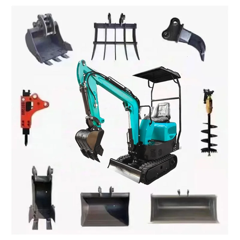 Chinese Mini Excavator Parts Small Digger For Sale
