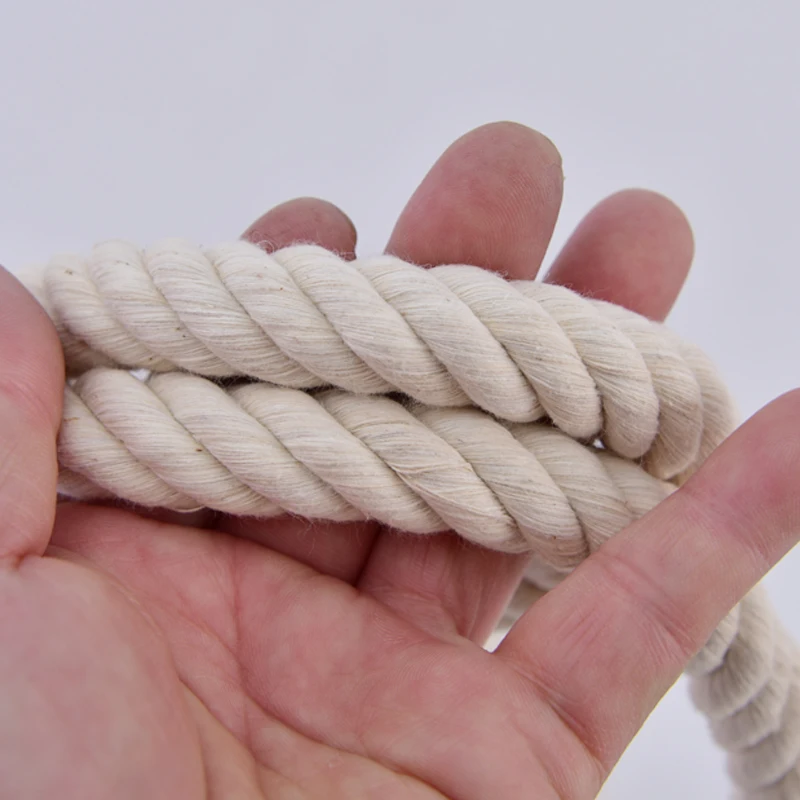 2 thick cotton rope storage 5 mm twist rope cotton 12mm organic cheap white cotton rope 100 meters