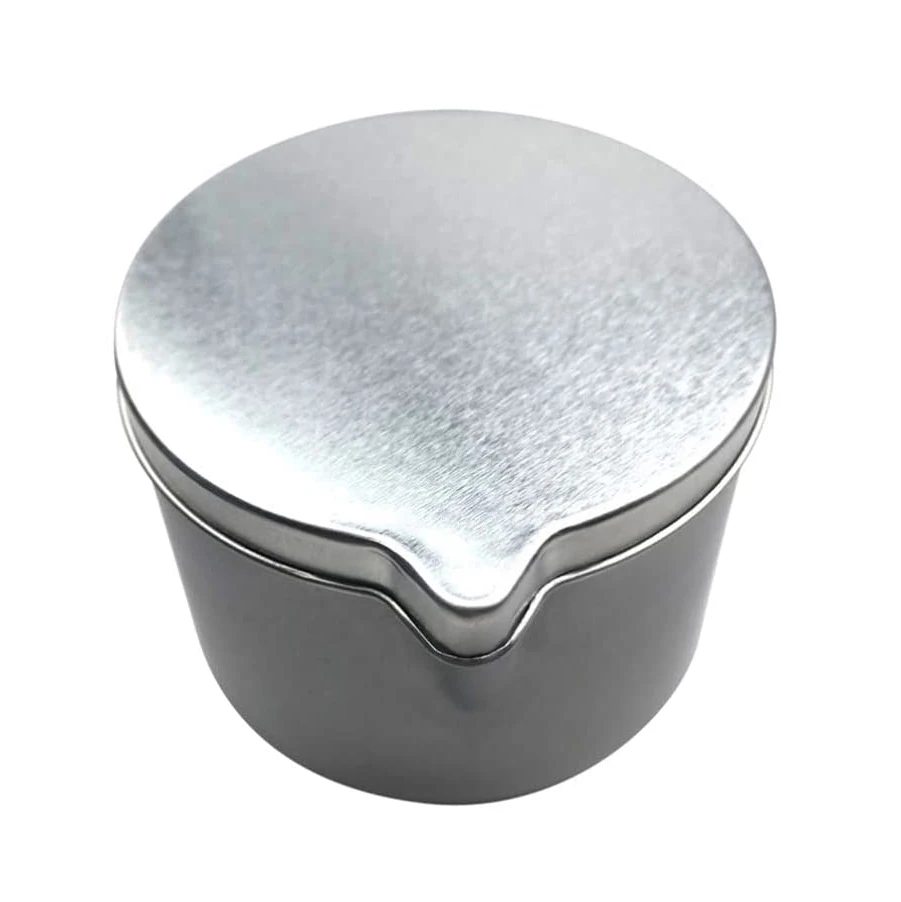 Creative 1.5oz 4oz 6oz Empty Container Metal Wax Storage Massage Candle Tin Jars with Pouring Spout