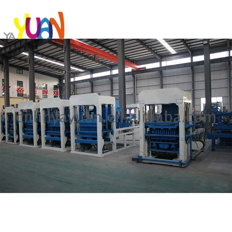 Automatic hydraulic press brick making machine cement brick making machine