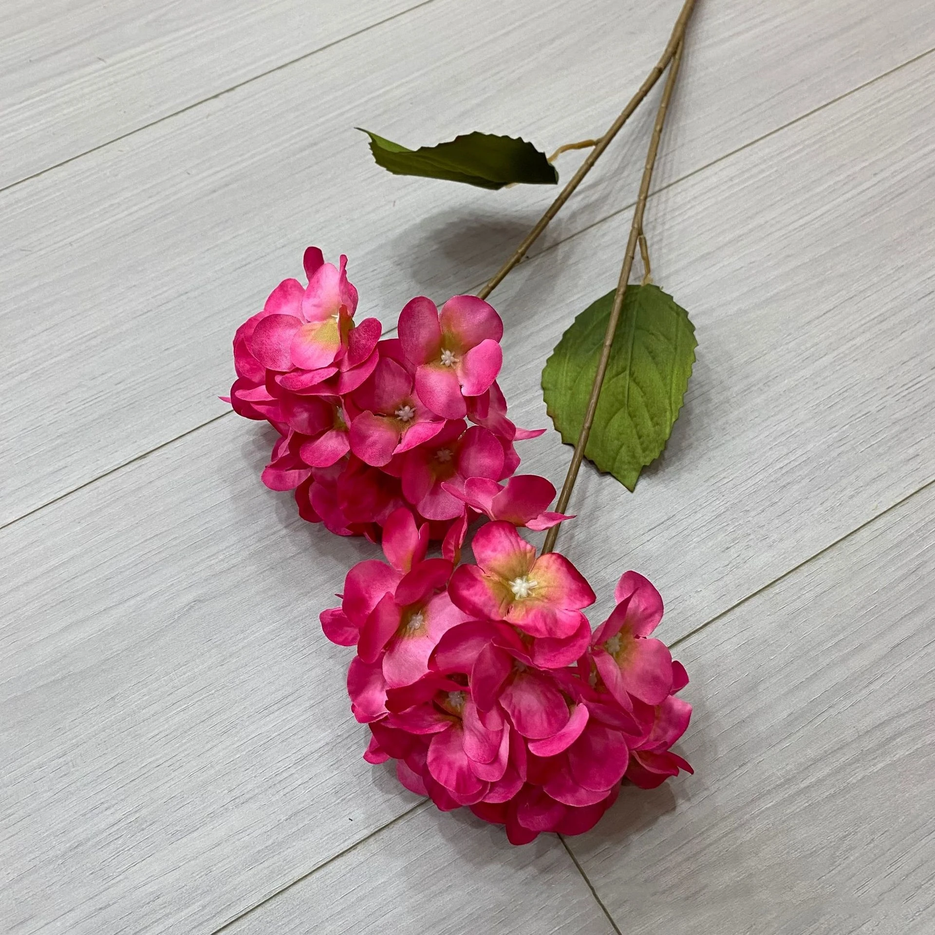 Yopin-2099 Wholesale 2 Heads Large Red Hydrangea Artificial Flower Bushes