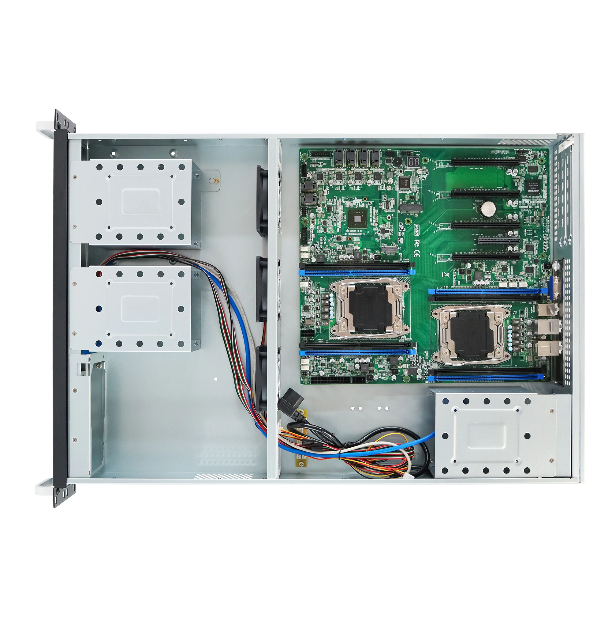2U 9 Bay 1 DVD-ROM Non-hot-swappable Rackmount Server