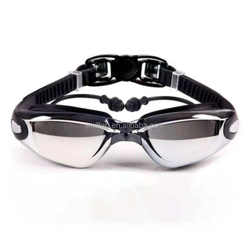 Unisex Adult UV 400 Protection Swimming Goggles Lenses Anti-Fog Leisure Pool Sports Silicone Swim Non-Leaking Swimming Eyewear