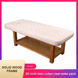 White Massage And Physiotherapy Bed Latex Cotton Spa Bed Beauty Furniture