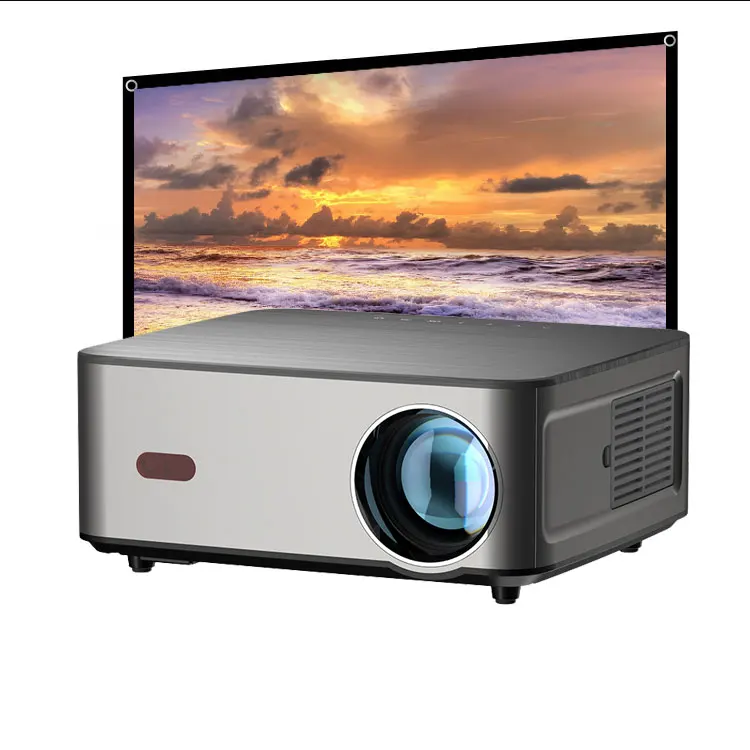 RIGAL P1E mini portable wireless bluetooth the cheapest slide android projector home theater with usb port