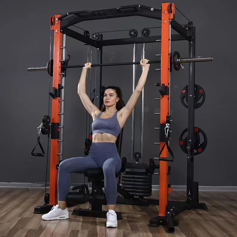 ZJFIT Wholesale manufacture multi power Rack gym fitness equipment sqat machine squat rack smith machine