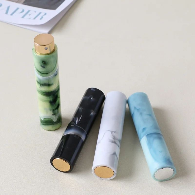 Colorful travel portable 10ml mini perfume atomizer refillable cologne pump spray bottle