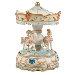 European Christmas Theme Carousel music box