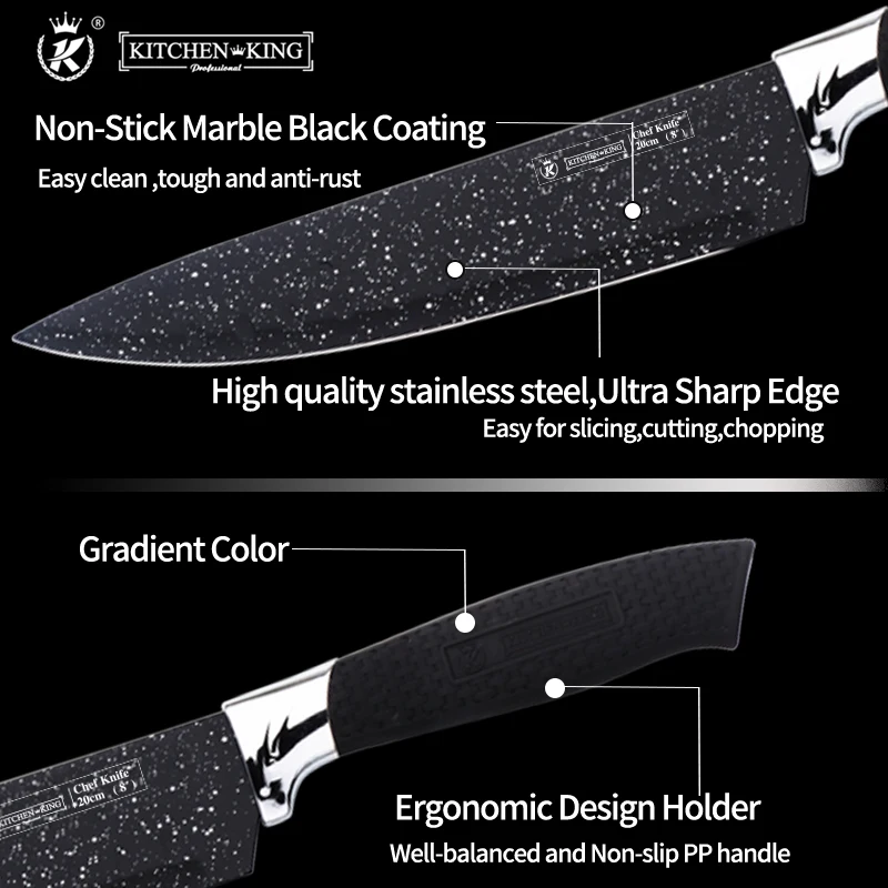  Кухня повар набор состоит из 6 предметов туризма и активного отдыха шеф-повара кухонных ножей нож подарочной коробке водонепроницаемый чехол для багажа супер острыми краями приготовления пищи