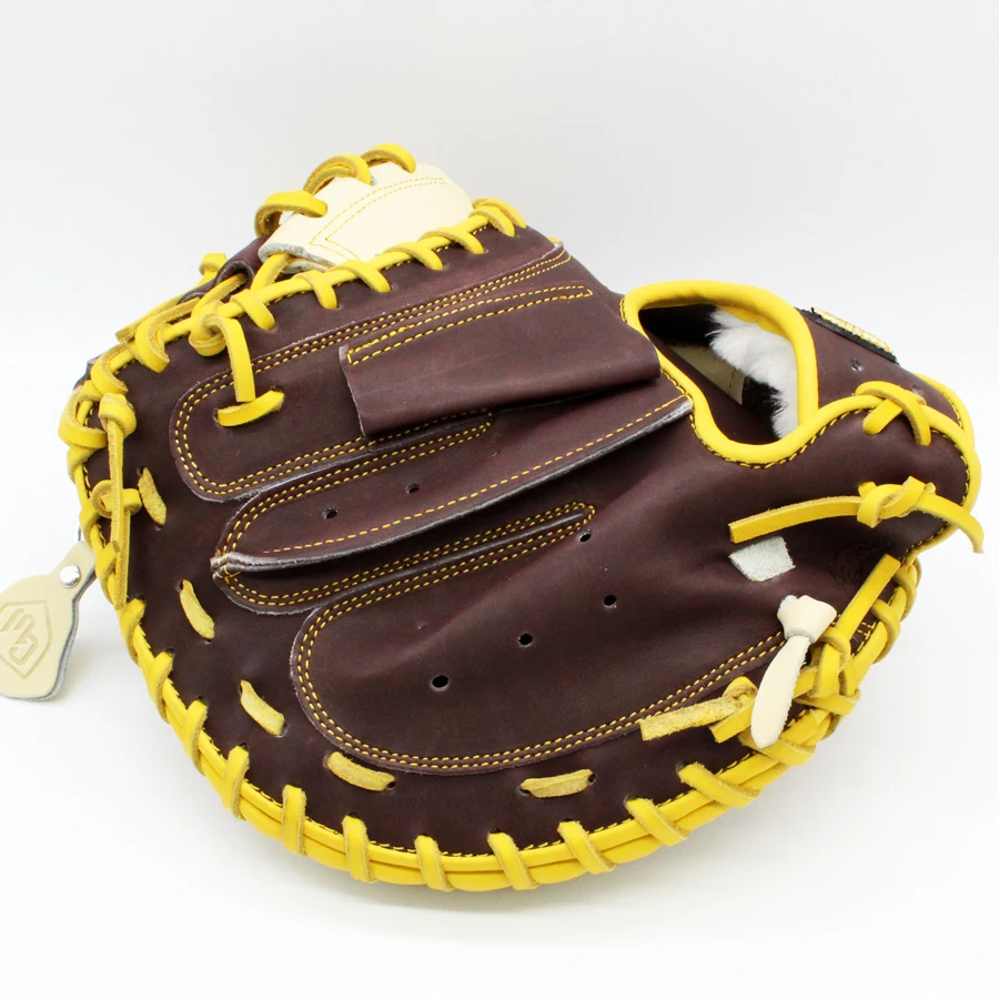 Professional Glove Factory Wholesale Custom Kip Leather Catcher Gloves For Youth Players