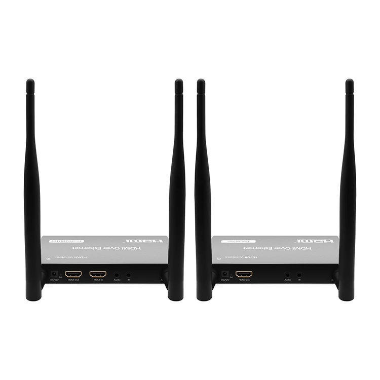 Cat6 Video Hd Wireless Transmission Wifi Kvm 1080P H.264 200M Matrix Kvm Fiber Optic Usb Hdmi Extender