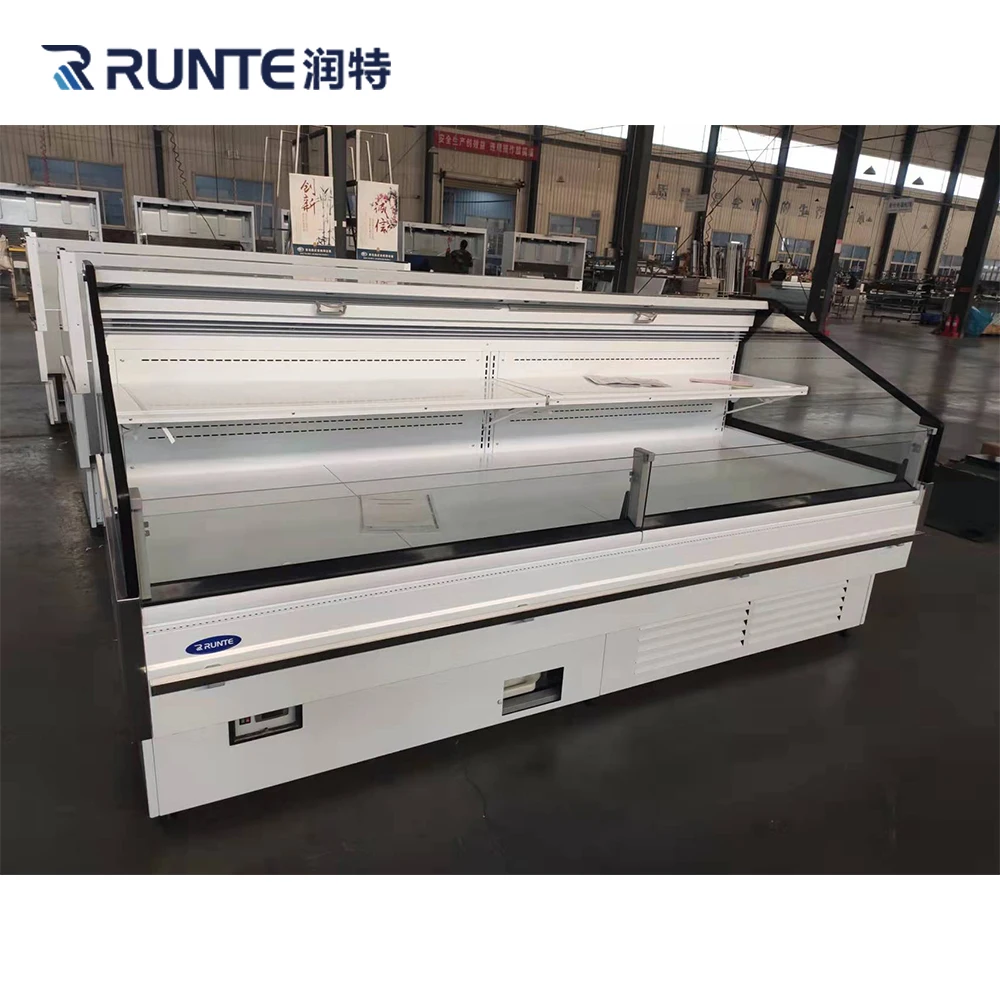 Refrigerated Display Counters Meat Chiller Fresh Food Display Cooler Fruit Freezer