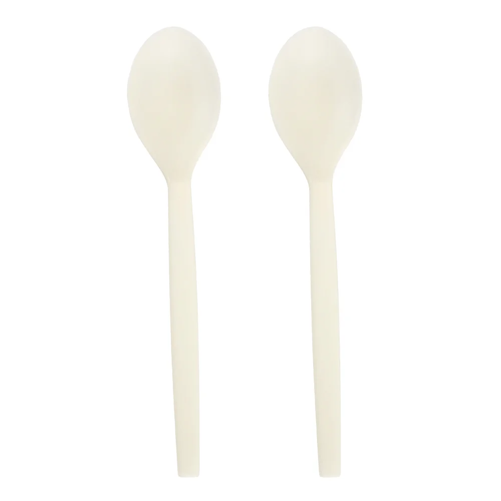 Factory Cornstarch Disposable Fork High Quality Plant-based Cutlery Plastic Cutlery 17cm Fork Knife Spoon