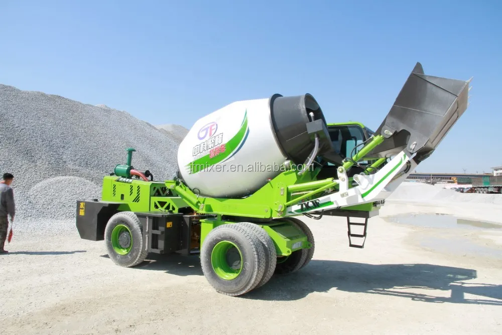 3.5 cubic meter B self-feeding mixer flange-connected gearbox