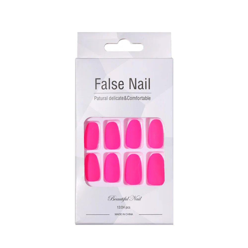 Professional Manufacturer Full Cover Luxury Design Fluorescent 3d False Nails