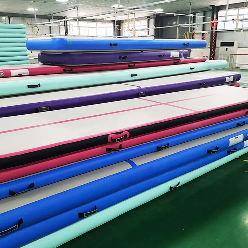 Long Service Life 3m 4m 5m Inflatable Tumbling Air Track mat for Gym