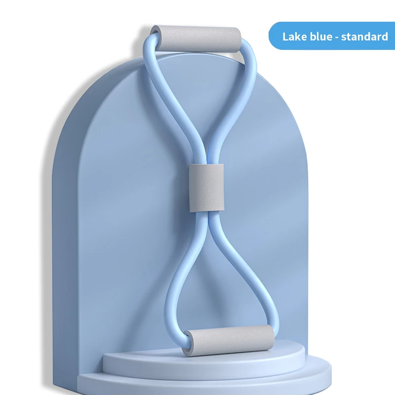 New Figure 8 Rally Home Fitness Elastic Band Yoga Equipment Female Practice Open Shoulder Back Stretcher Eight-character Rope