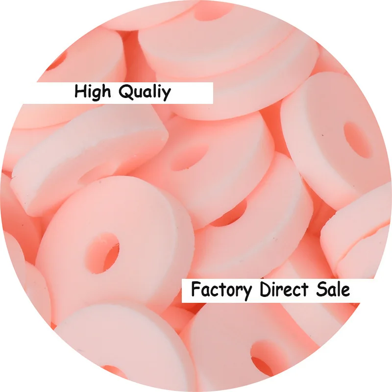 Wholesale Price Bulk Surfer DIY Heishi colorful Disc ceramic beads for necklace stackable bracelet set boho summer beach jewelry