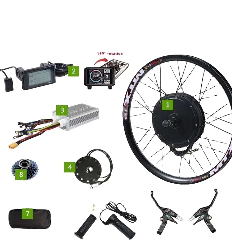 Hot sale!High quality EN15194 CE/EMC approved  90km/h 72v 3000w electric bicycle kit for MTB/Snow/fat bike