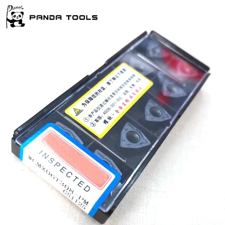 High Quality SCGO u Drill CNC tungsten carbide indexable inserts WCMX050308 for stainless steel SUS304 303