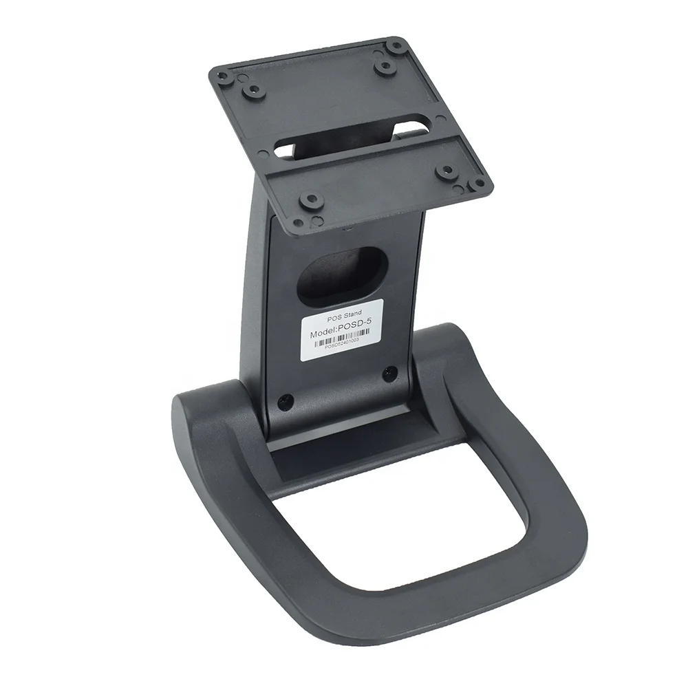 Foldable Aluminum alloy Desk monitor Pos Stand Vesa Mount Tablet Metal Led Display Holder for Store  Showcase Kitchen Desktop