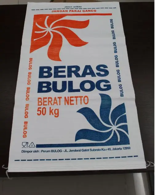 Вьетнамская фабрика PP плетеные пакеты 25 кг 50 кг рисовые пакеты пластиковые упаковочные пакеты индивидуальная Печать Лучшая цена для корма, сельского хозяйства