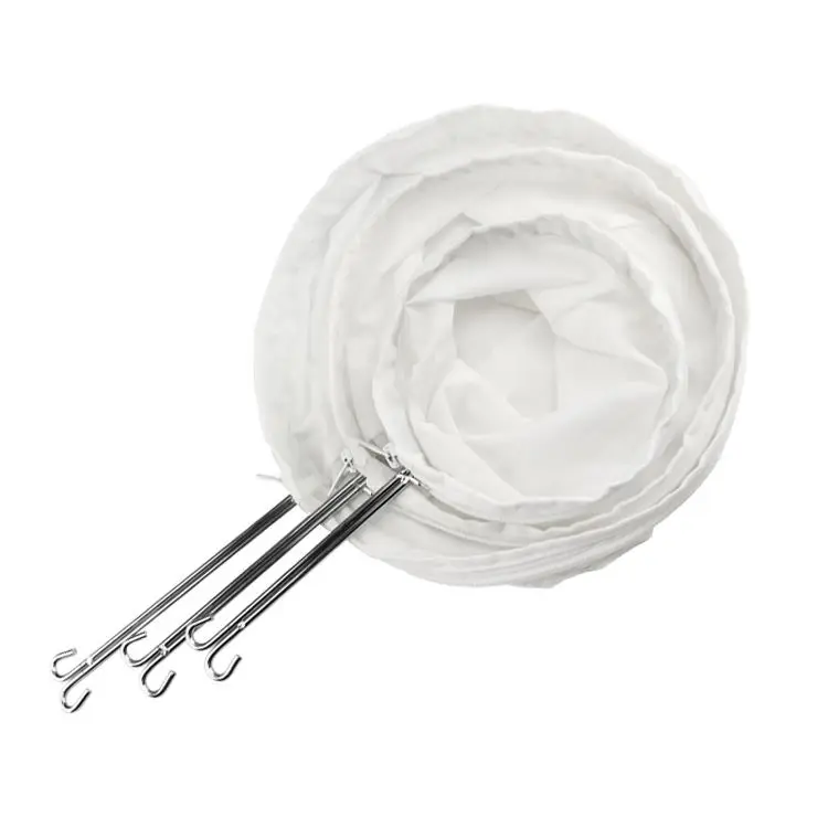 Organic Cotton Nut Milk Mesh Filter Bag Reusable Food Strainer Bags for Yogurt Cheese Cold Brew