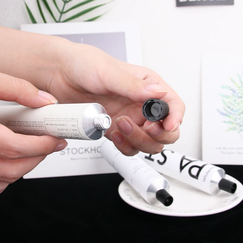 Aluminum Tubes Cosmetic For 30ml Aluminum Hand Cream Soft Tubes With  Toothpaste Aluminum Tubes