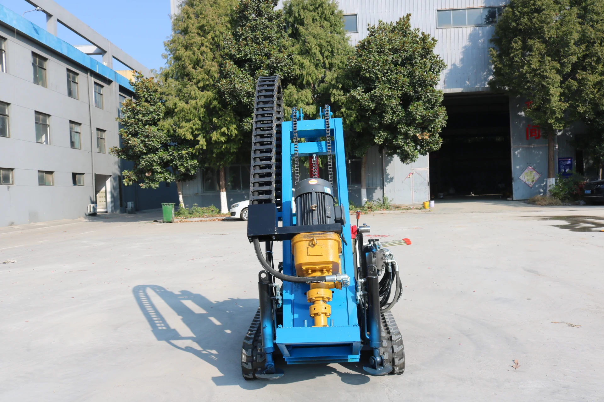 Customized Electric Hydraulic Portable DTH Rotary Drilling Rig Small Water Well Drill Machine Automatic Gear Core Home Use
