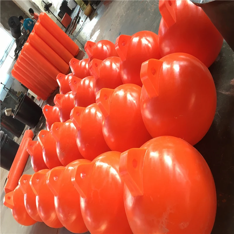 Factory wholesale polyethylene marking surface fairway buoy Customizable Hdpe beach interception floating ball