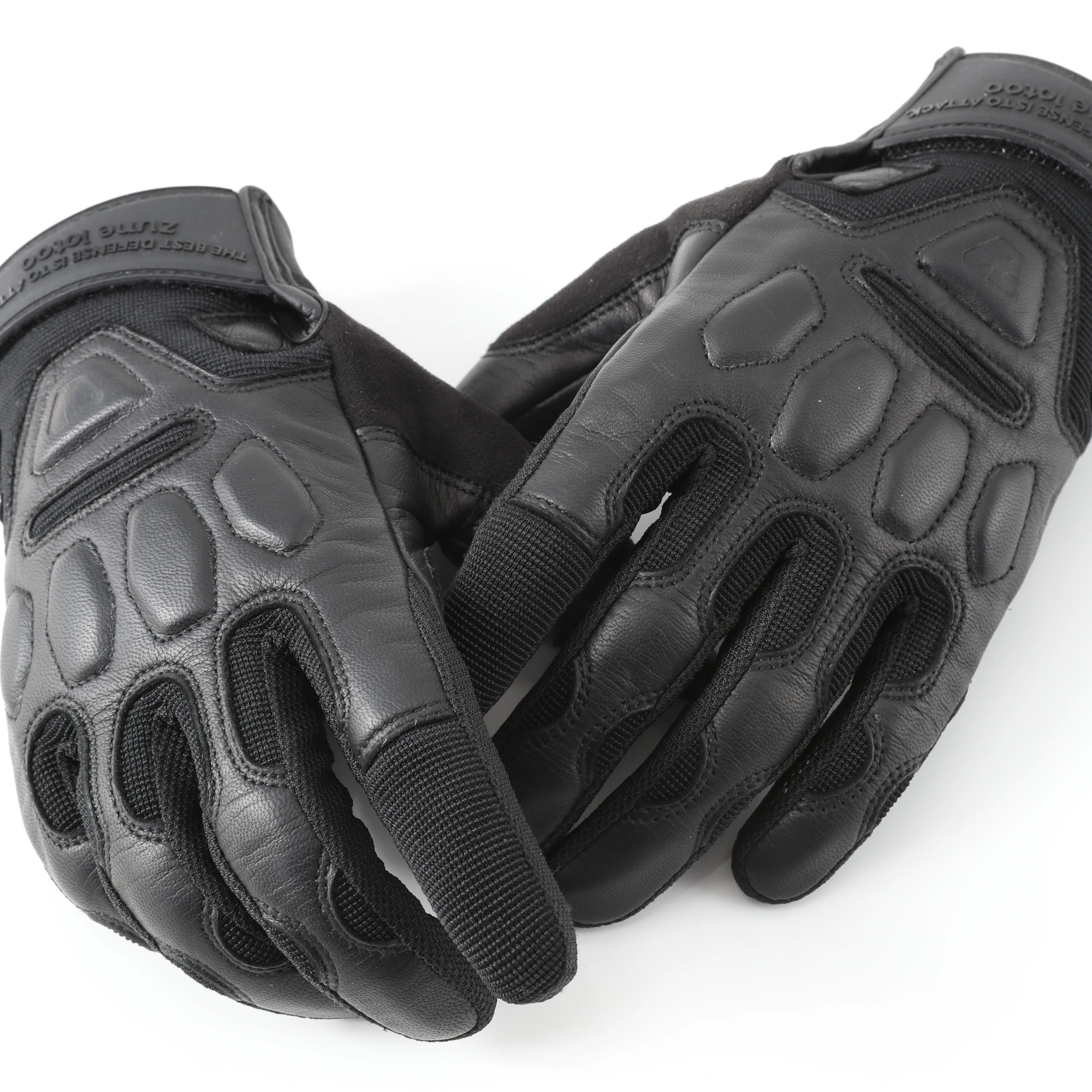 Glove Station The Combat Full finger Military Police Outdoor Sports Goatskin Leather Tactical Gloves