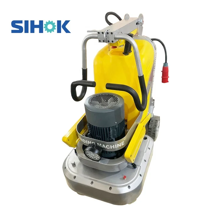 High efficient electric gear driving floor grinding machine large area concrete grinder for