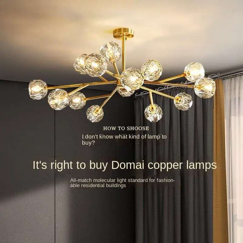 The New Listing Adjustable Light Glass Long Black 11Cm Nordic Ceiling Lighting Chandelier For Living Room