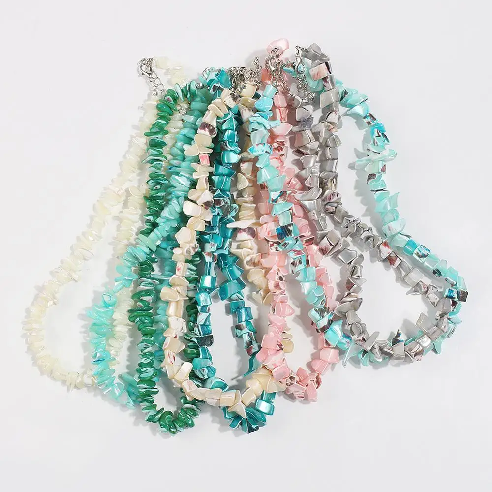 Artilady puka shell necklace women men puka coconut beads necklace for women summer beach jewelry