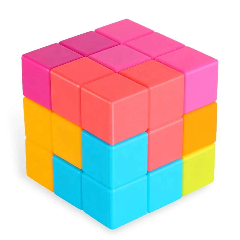 Новые креативные игрушки развивающие для детей 3D-конструктор «Монтессори» красочные магнитные кубики