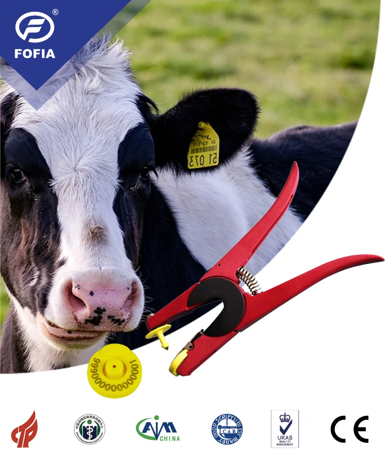 Long Range animal ear tag in pack animal ear tag insect usda approved animal ear tag with nfc