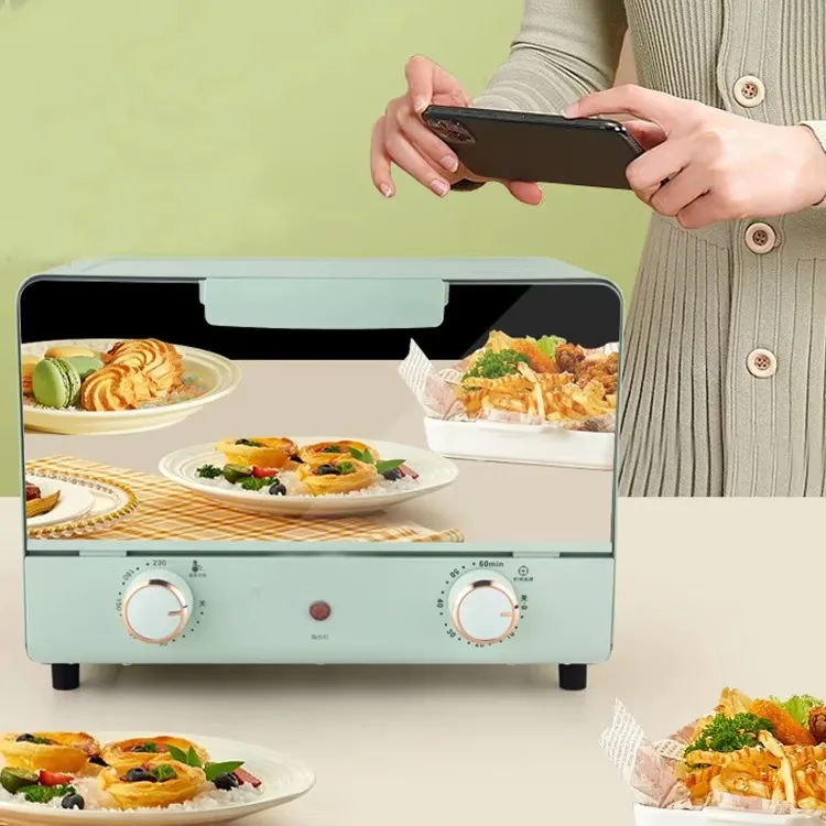 12L Built-In Household Electric Oven for Kitchen Baking Mini Single Oven