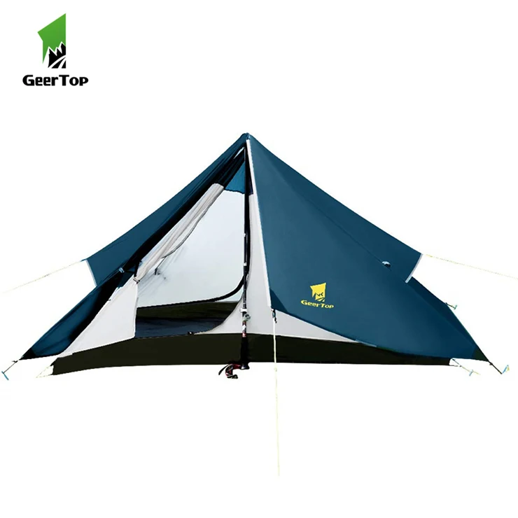 Ultralight OEM customizable gear nylon hiking camping lightweight backpacking pyramid survival tent