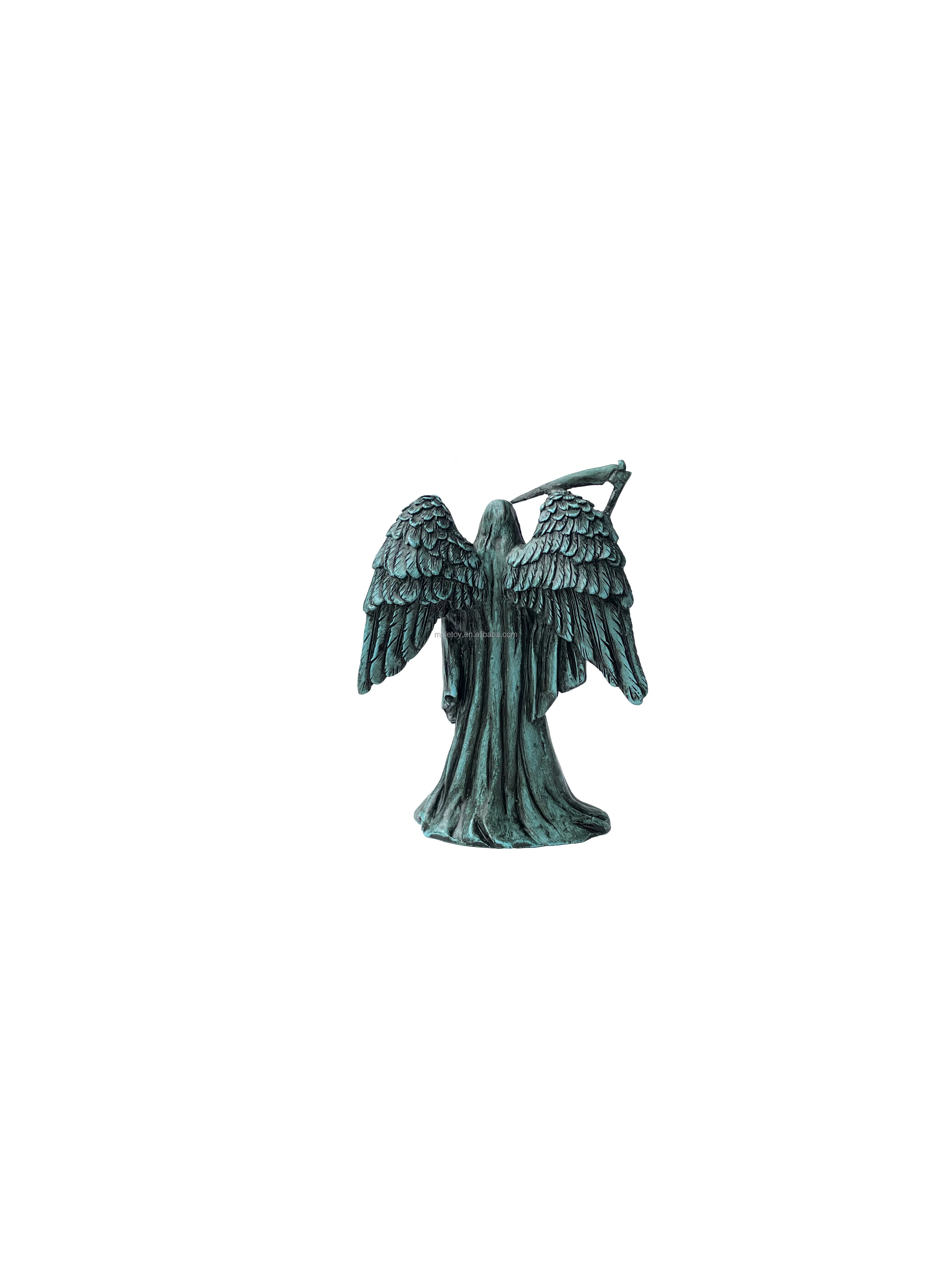 Mini Tomb Reaper Statue Sculpture Resin Reaper Figurine for Collection