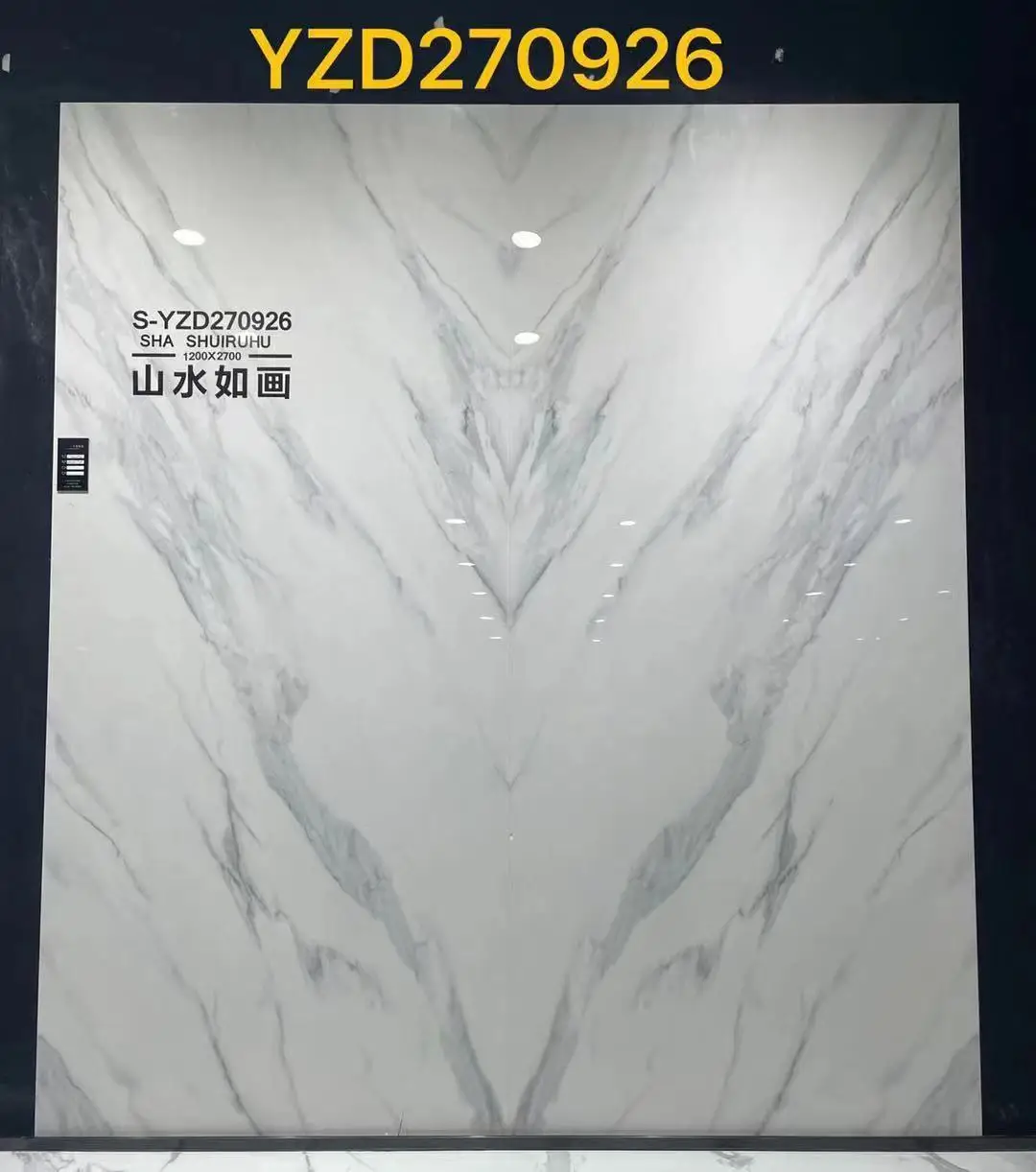 Large size slate tile 1200 * 2700mm, 4 feet wide by 9 feet high, each piece of slate tile weighs 60kg