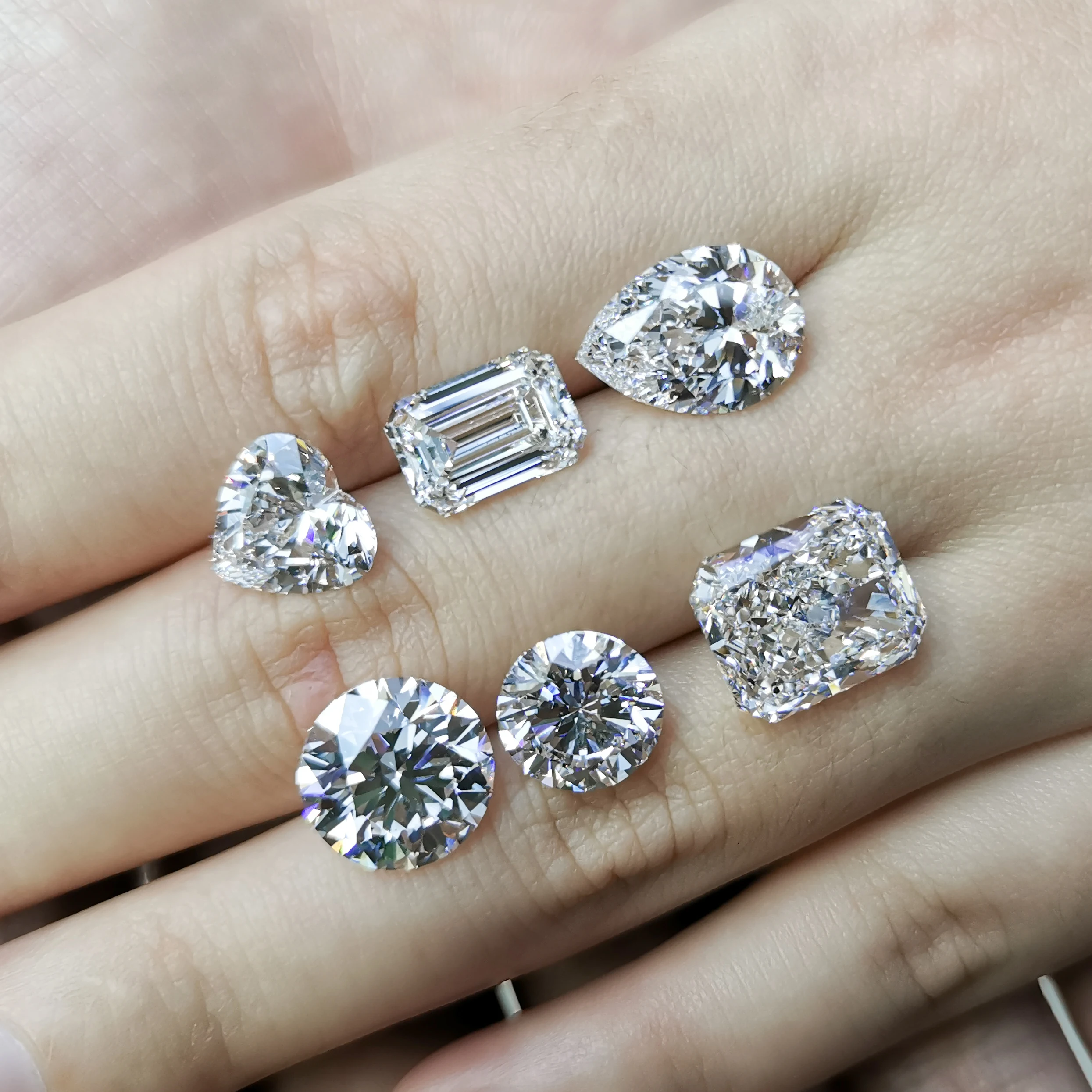 IGI Certificate Big Size 3.0ct 4.0CT 5.0CT 8CT loose HPHT CVD lab grown diamond lab diamond