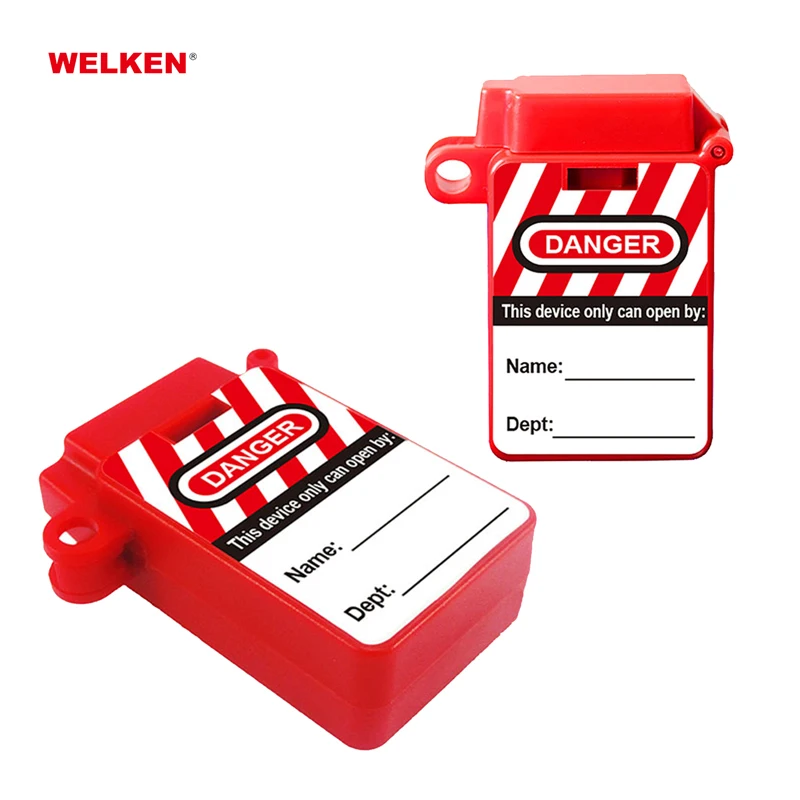 Factory wholesale red ABS 220v/10a three-phase electrical plug safety lockout