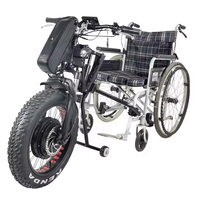 Motorized Wheelchair 1200W Electric Handcycle Wheelchair Conversion Kit Electric Wheelchairs