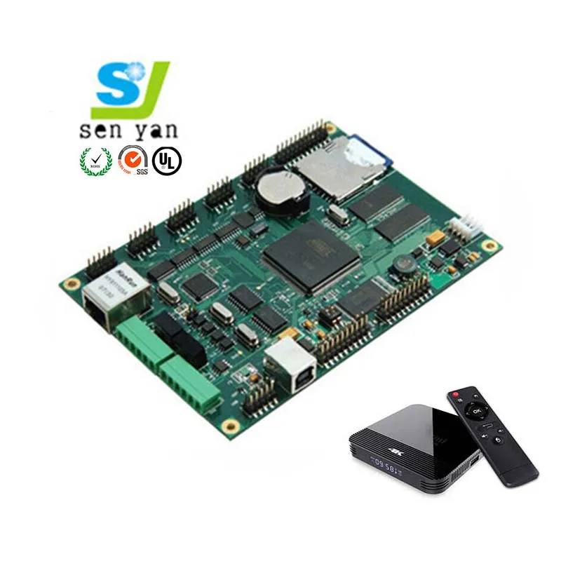 Lcd Led Universal Tv Pcb Manufacture Digital Led Tv Voice Remote Circuit Board Fabrication